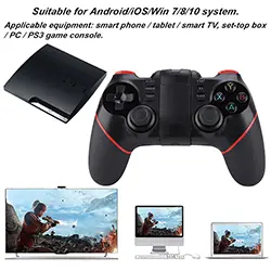 Manette Bluetooth sans-fil 2.4ghz T6 pour PC Smartphone ANDROID IOS Smart TV