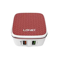Chargeur LDNIO A2405Q Charge rapide double ports USB QC3.0 AUTO-ID 30W + Câble 1m