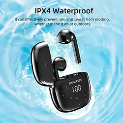 Ecouteur Earbuds sans-fil bluetooth 5.0 AWEI TWS T28P IPX4 Étanche