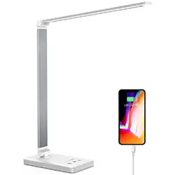 Lampe de Table bureau de chevet à Commande Tactile Réglable Pliante 10 niveaux de luminosité MT-ACC22