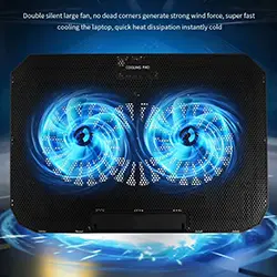 Support de refroidissement pour Ordinateur Portable laptop 17" avec double ventilateur CP900