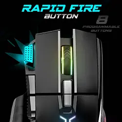 Souris Gaming filaire USB Spirit of gamer Pro-M5 S-PM5RGB RGB 12800 DPI 8 Boutons Programmables