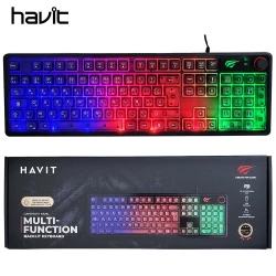 HAVIT KB26L Clavier Gaming Filaire USB Rétroéclairé AZERTY