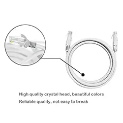 Câble Réseau CAT 6 Gigabit Ethernet RJ45 LAN UTP 1.5m 3m 5m 10m 15m 20m 25m 30m 40m 50m 100m