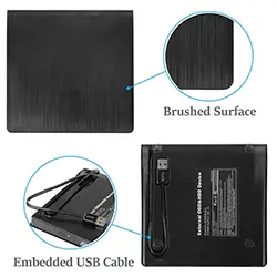 Lecteur Graveur DVD-RW CD-RW Externe USB 3.0