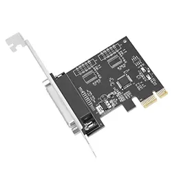 Carte d'extension PCI-E PCI Express vers Port Parallèle DB25 25 broches