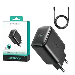 Chargeur Type-c PD 25W Joyroom JR-TCF23EU + Cable Type-c Vers Type-c 1m