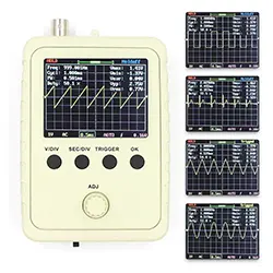 Mini Oscilloscope numérique FNIRSI-150 Entièrement Assemblé Ecran TFT 2.4 pouces avec sondes et alimentation