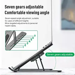 Refroidisseur Support ordinateur portable laptop jusqu'à 17 pouces 2 ventilateurs pliable RGB