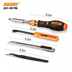 Kit tournevis magnétique 47 en 1 outils de réparation JAKEMY JM-8146
