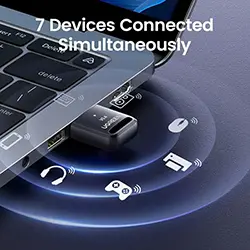 Adaptateur Dongle USB Bluetooth 5.4 Ugreen pour PC, récepteur audio, émetteur, Clavier