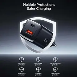Chargeur Joyroom JR-TCF08EU Speed ​​Series 30W PD/QC/AFC/FCP double port USB-C PD USB-A