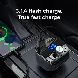 Emetteur FM Bluetooth + chargeur AUTO Joyroom JR-CL02