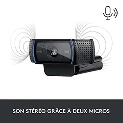 WEBCAM Logitech C920 HD Pro Full HD 1080p avec deux Microphones
