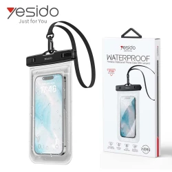 Yesido WB49 Pochette Étui étanche IPX8 20m pour Smartphone jusqu’à 6,8 pouces