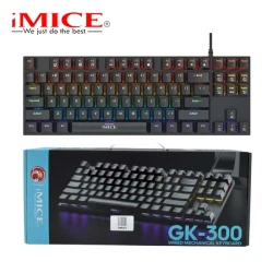 Clavier Gaming RGB Mécanique IMICE GK-300 87 Touches Red Switch