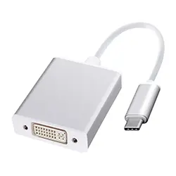 Adaptateur convertisseur Type-C USB-C USB 3.1 vers DVI 24 + 5 1080P