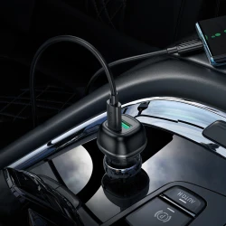 HOCO Z58A Chargeur AUTO Voiture 48W Double Port USB-C PD + USB-A QC3.0