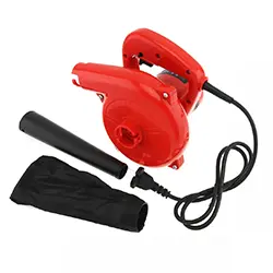 Souffleur Aspirateur 600W Q1B-2.8 Nettoyage PC Maison Voiture - Rouge