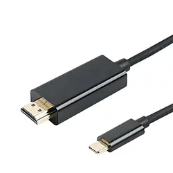 Câble USB-C Type-C to vers HDMI 4K Thunderbolt 3 1.8m pour ordinateur portable, PS4, HDTV