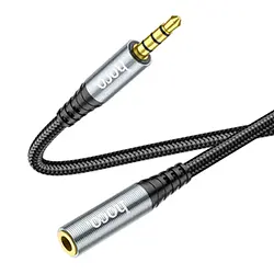 Cable Rallonge Extension AUX 3.5mm 4 Pôles 4p Casque + Microphone HOCO UPA20 Male vers Femelle