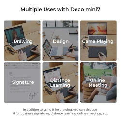 Tablette graphique XP pen Deco Mini7 V2 Android  Mac Windows