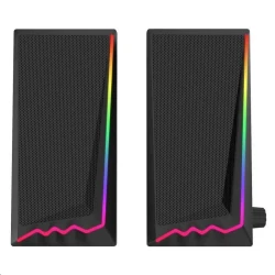 Haut parleur Baffle Filaire AUX Jack 3.5mm USB RGB SD162 pour ordinateur de bureau PC