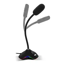 Microphone Gaming Spirit of gamer EKO300 Omnidirectionnel USB pour PC MAC Console avec pied