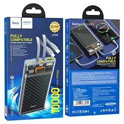 POWER BANK HOCO J104 Discovery Edition 10000mAh PD 22.5W charge rapide Type-c + iphone