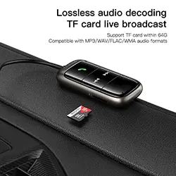 Recepteur Audio FM sans-fil Bluetooth 5.0 et Auxiliaire pour Voiture YESIDO YAU32