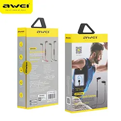 Ecouteur Sans-fil Bluetooth 4.2 AWEI B990BL Tour de Cou pour Sport avec microphone - Noir