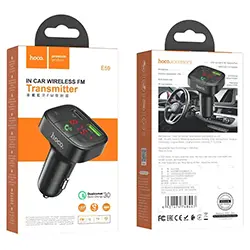 Chargeur AUTO USB QC3.0 et Emeteur Radio FM Bluetooth USB Micro SD HOCO E59