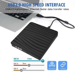 Lecteur Graveur Externe DVD CD ROM RAM RW USB 3.0 et Type-c 3.1