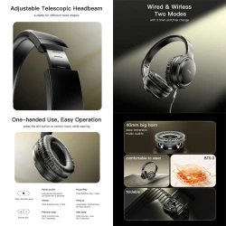 YESIDO EP04 Casque sans-fil Bluetooth 5.3 avec microphone