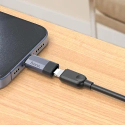 HOCO UA29 Adaptateur OTG USB-C Type-C vers Lightning IP Charge 3A et Transfert de données