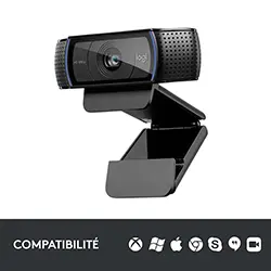 WEBCAM Logitech C920 HD Pro Full HD 1080p avec deux Microphones