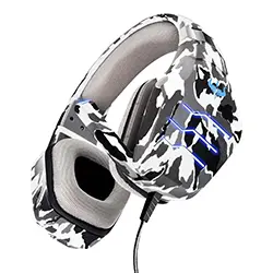 Casque Gaming USB 7.1 Ovleng Q9 E-sports avec Microphone pour PC, Laptop, PS4 - ARMY GREY