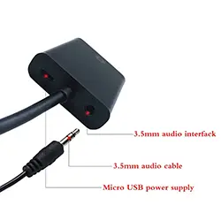 Adaptateur Convertisseur HDMI vers to VGA 1080p avec Cable Audio et Alimentation