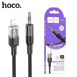 HOCO UPA27 Câble Adaptateur Audio Iphone Lightning IP vers Jack AUX 3.5mm 1.2m