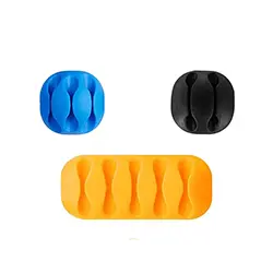 Support Attache câble 3 pièces pour fils et câbles multicolores – UN-17