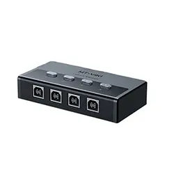 Switch Répartiteur USB 4 Ports MT-SW241-CH pour partage automatique imprimantes, Scanner, Clé USB