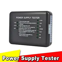 Testeur d'alimentation PSU Tester PC 20/24 Broches ATX SATA HDD 12V 5V 3.3V