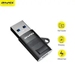 Adaptateur Convertisseur OTG USB 3.0 vers USB Type-c AWEI CL-13