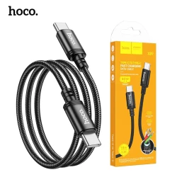 HOCO X89 Câble USB-C vers USB-C Type-c 60W charge et synchronisation des données 1m