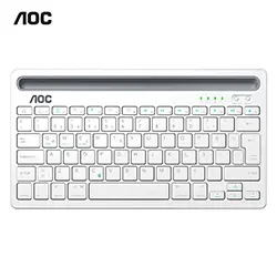 Mini clavier portable sans-fil Bluetooth Rechargeable AOC KB701 Compatible ANDROI IOS