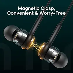 Ecouteur sans-fil Bluetooth 5.0 Sport à Tour de cou Intra-Auriculaire Magnétique Joyroom JR-DY02