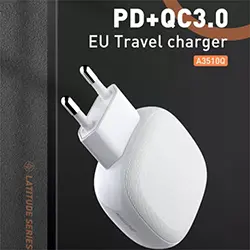 Chargeur LDNIO A3510Q Charge rapide Type-C PD et QC3.0 triple ports USB 28.5W + Câble 1m