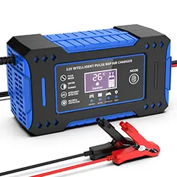 Chargeur rapide de batterie de voiture LCD, réparation SnapPulse, acide de plomb AGM 12v 6A