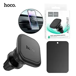 Support Smartphone Téléphone Auto Magnetique pour voiture sur sortie air HOCO H29