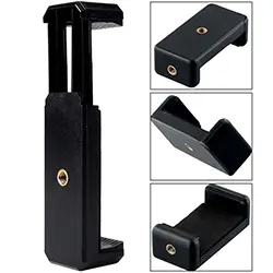 Support de téléphone Smartphone Universel Réglable pour Trépied avec deux trous de vis 1/4